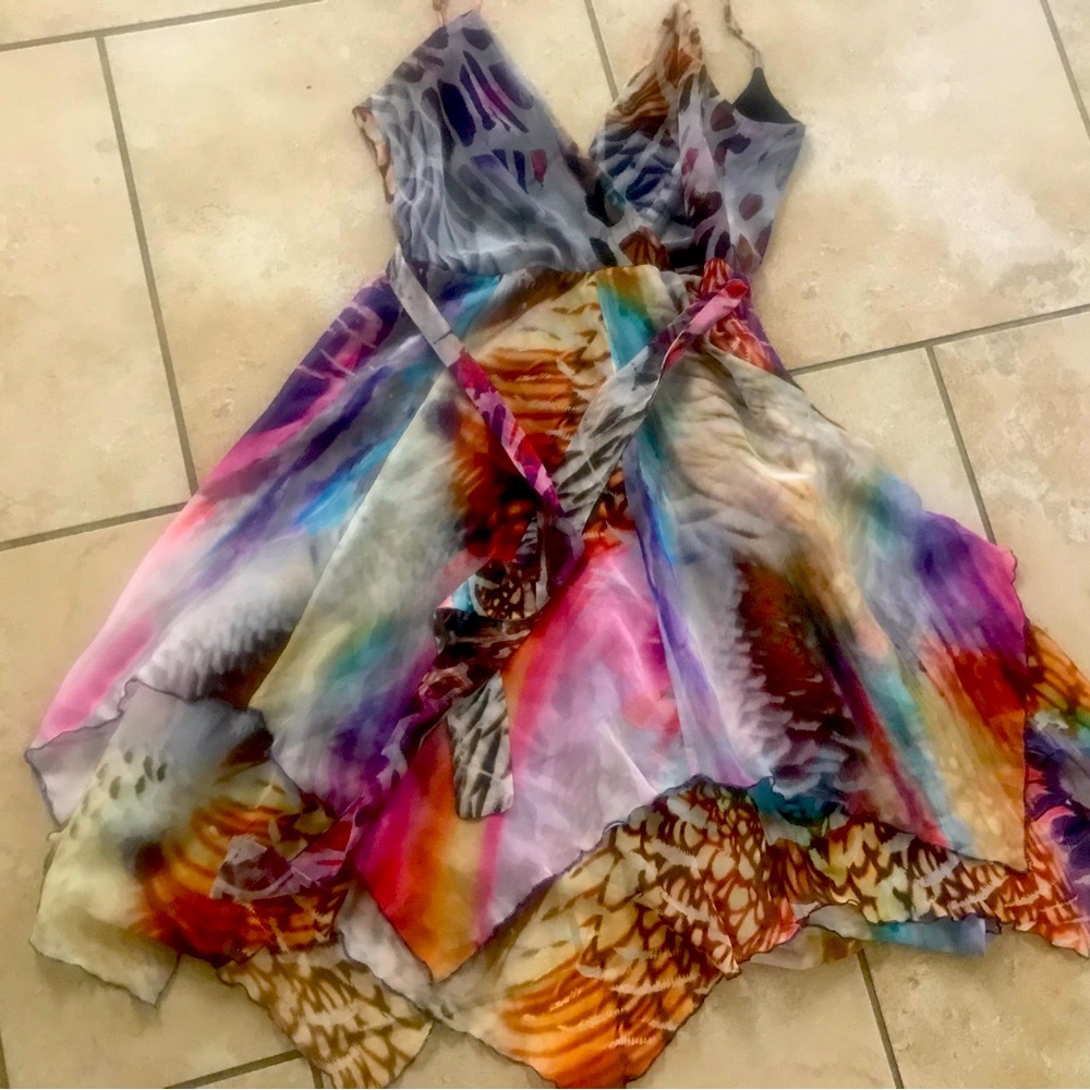 BOSTON PROPER EVENING DRESS SIZE SMALL AND TWO BONUS PURPLE DRESSES AND NECKLACE